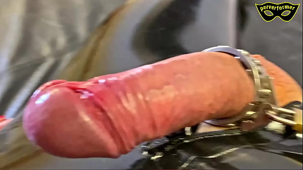 Play MP4 - Latex Girl Fucks His Cock Despite of Spike Ring