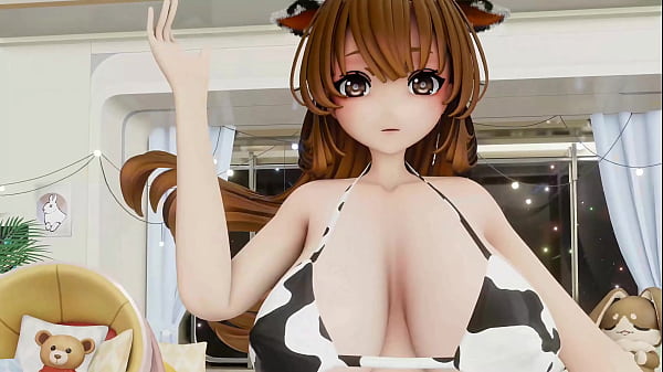Play MP4 - Sousou no Frieren Fern Hentai Undress Dance Yaosobi Idol Cow Girl Outfit Big Boobs MMD 3D Orange Hair &lpar;CLIP&rpar;