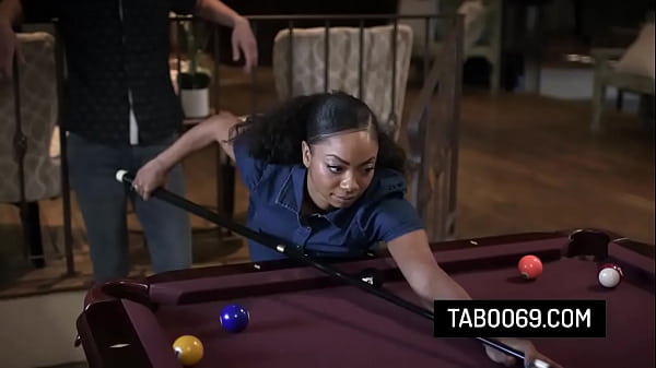 Sexy black stepsister finds out that her step brother broke up with his girlfriend so she takes her spot 