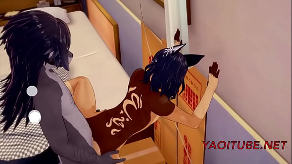 Furry Yiff Yaoi - Wolf Fucks Dog thumbnail