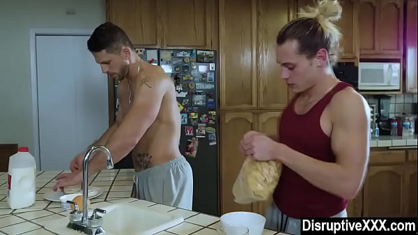 Stepbrother seduces & fucks gay jock stepbro - fucked up family 