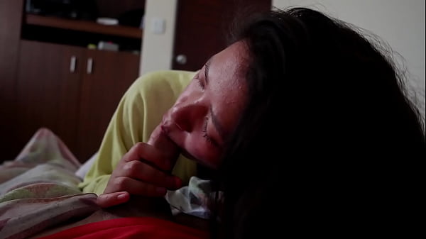 18 Year Old Long Haired Latina Whore Blowjobs Her Stepfather's Dick thumbnail