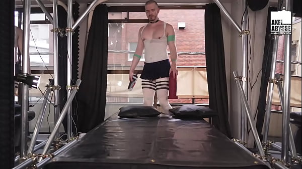 Play MP4 - Kinky Axel Abysse Stretches Hole With Monster Dildo