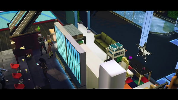 Waitress blowjob sims 4