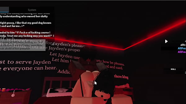 Housewife gets railed by her owner - Roblox 
