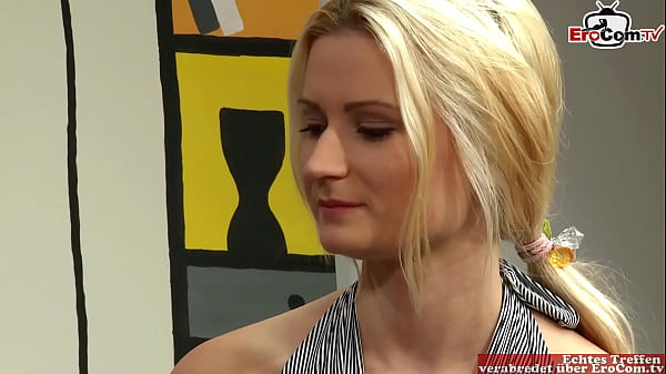 Play MP4 - Slim blonde with long legs get a cumshot on her small tits