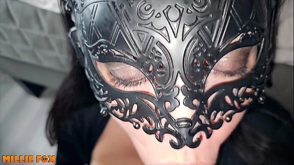 Play MP4 - Amateur Milf talks so Much Dirty that it results in a Huge Cumshot which she Swallows - Millie Fox