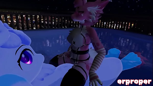 Vrchat draco sucks and fucks alolan vulpix 