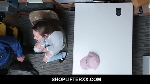 Brunette_tiny Teen Hayden Hennessy Caught Shoplifting