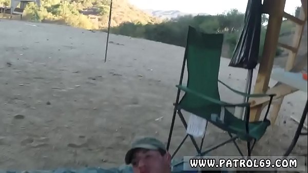 Brunette teen dp Nasty border patrool surveys pretty dark haired with 