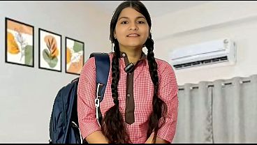 Cute indian girl hard fucked after collage