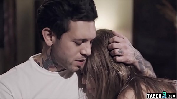 Stepdad and stepbro shared teen fresh pussy