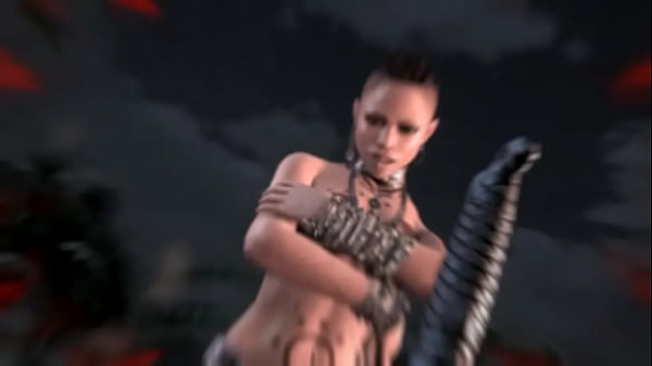 Nude girl in 3d pc game