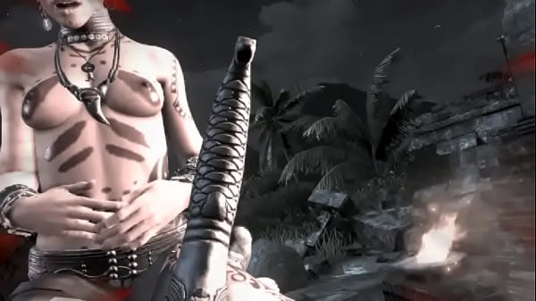 Nude girl in 3d pc game