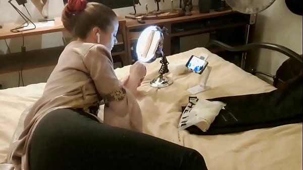 Play MP4 - 1462 - Amateur Slut&comma; sexually dressed in Blue&comma; Laced&comma; Cotton Corset&comma; Black Leather Pants&comma; White Satin Thong&comma; Stockings and High-Heels&comma; Blowjob&comma; Rimming&comma; Dildo Masturbation&comma; Doggystyle Fucking&comma; Dirty Talk