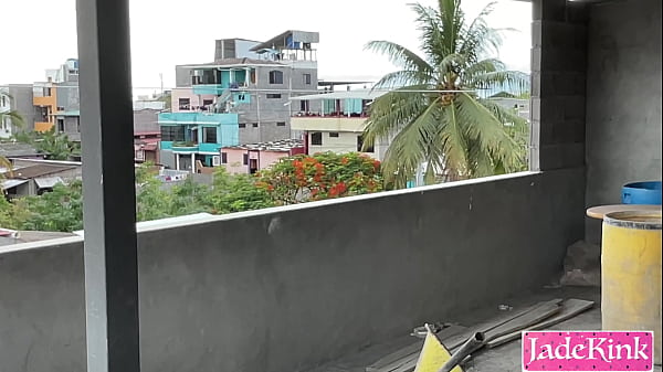 I sucked and fucked my boyfriend dick in construction site 