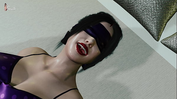 My friend's hot stepmom maya's blindfolded maya unknowingly sex with her son's best friend blindfolded