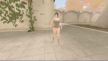 Lara sucks two brothers'_ big dicks l 3d animation