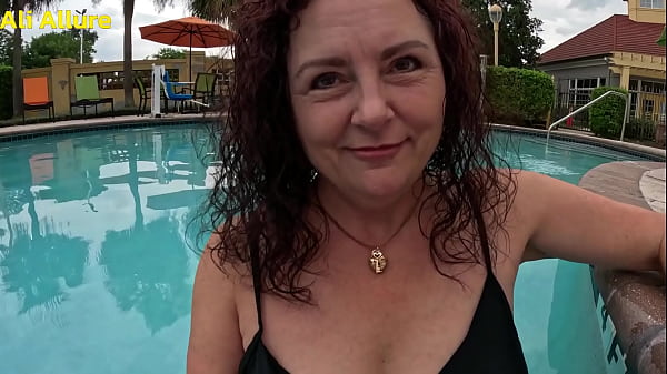 Ali allure picks up cock at the pool trailer watch full on red