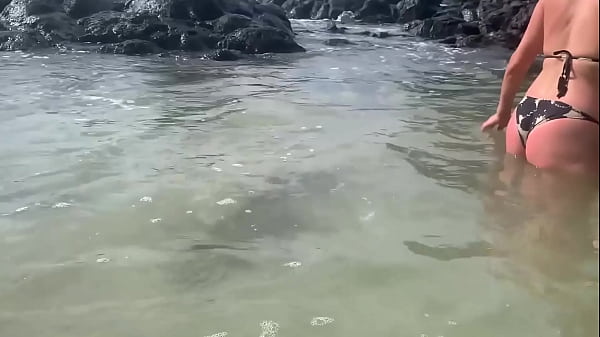 My cum floated into the open ocean 