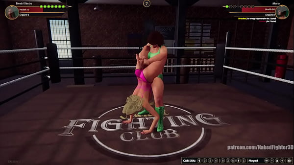 Bambi vs maria nf3d female kinky combat ring