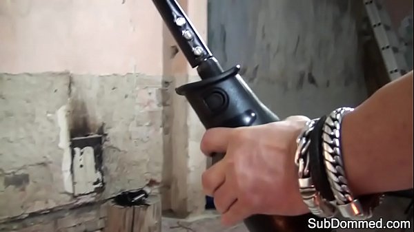 Ballgagged bdsm_babe dominated and bound