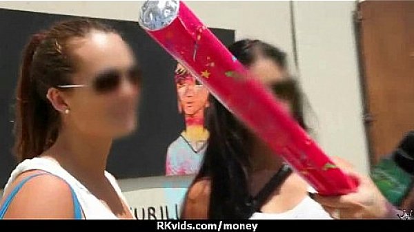 Sexy teen nails her butt on hard dick for cash 29