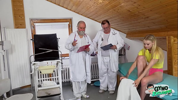 Silly Teen Blonde Ariela Donovan Cumming Like Crazy With Two Old Men thumbnail