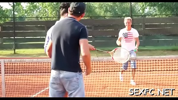 Hardcore act for clothed strumpets 