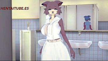 Nonton Beastars Hentai - Legosi And Juno Sex In The Bathroom thumbnail