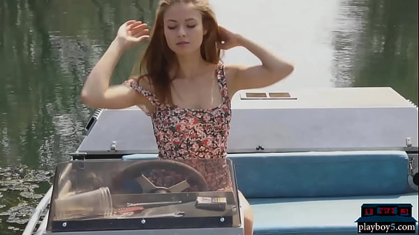 Petite Russian teen Hilary C_striptease and doing some hot posing in_the nude