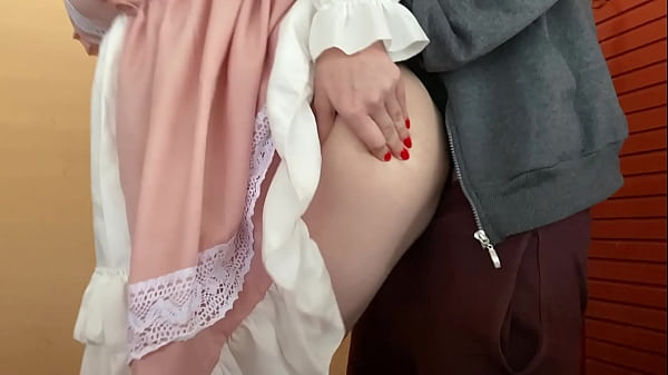 Hot maidcould not resist to fuck me
