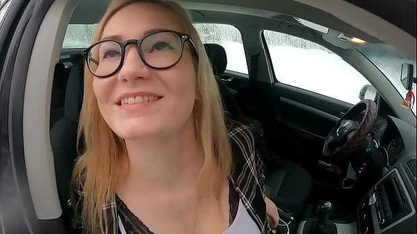 Beauty Blonde In The Mid Of The Snow Storm thumbnail