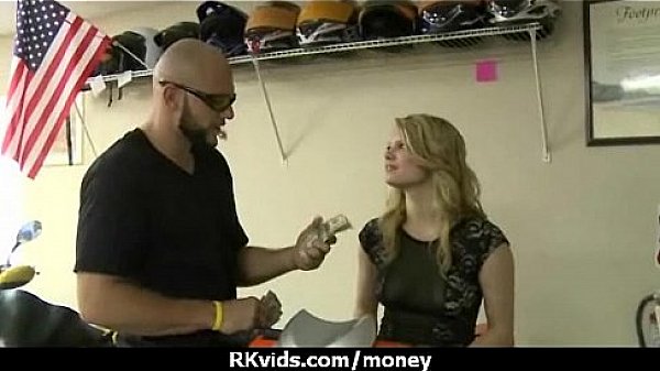 Stunning euro teen gets talked in to giving a blowjob for cash 3 