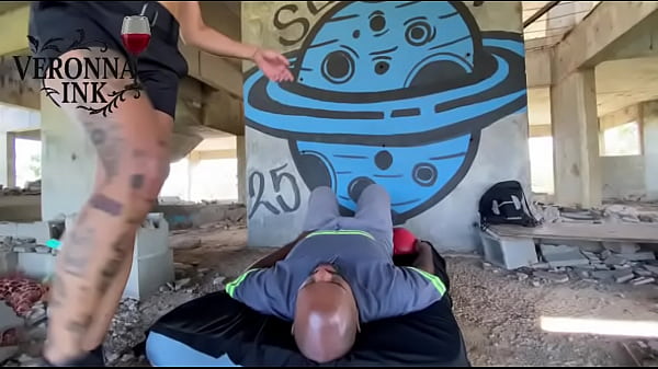 Seguran&ccedil;a uniformizado virando meu banco de buceta 1