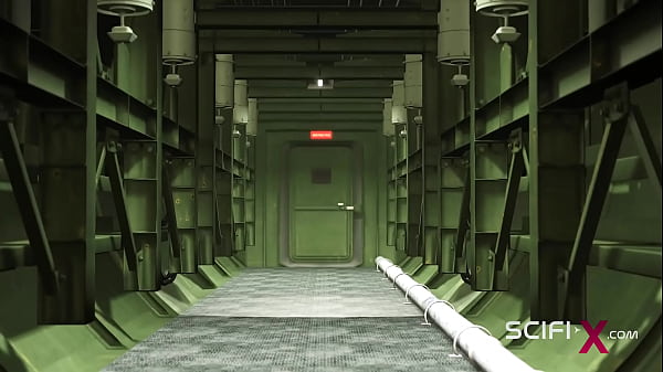 Sci fi sex android fucks hard a sexy girl in the bunker