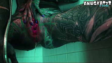 Testing limits teen masturbates with new wand 