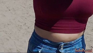 Bokep indo terbaru - Nekat nyari cewek random di pantai malah ketemu spek bidadari 