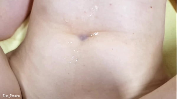 Tasting his cum direct from my bellybutton hot fucking