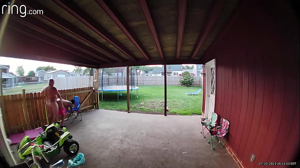 Play MP4 - Part 2 wife broad daylight back porch sucking and fucking into a cream pie as cars drive-by