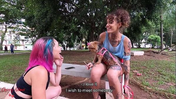 I Had Sex With The Hottie Of The Park! I Met Nina Forbidden Smoking In The Park, I Called Her To My House And We Came Squirting On Each Others Pussies - Real Lesbian Sex - Brazilian Amateur Cherry Adams And Her Friend Fucking And Enjoying thumbnail