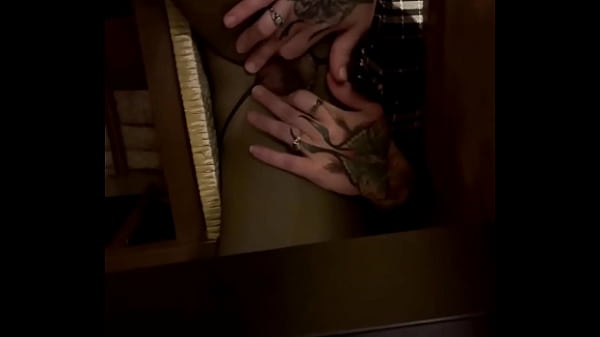 Play MP4 - Shhh&period;&period;&period; I have a surprise for you under the dinner table