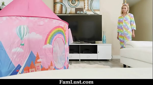 Young stepsis joins her stepbro for touching themselves