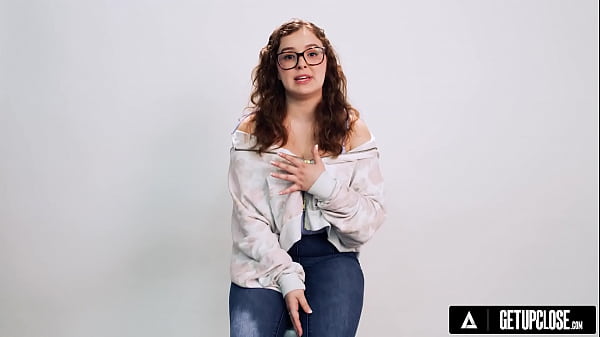 Busty cutie solo masturbates