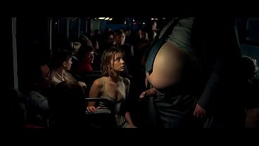 Virgin teen's first cock on public bus &ndash; shy handjob & massive facial from fat stranger ai 