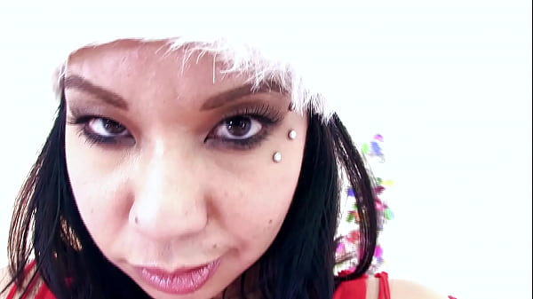 Kimmy lee christmas gift huge cock pov blowjob deepthroat facefuck and cum swallow 