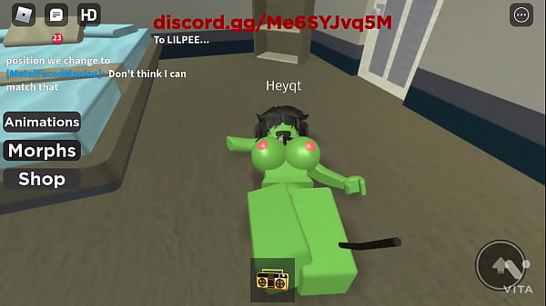 Roblox girl being filled