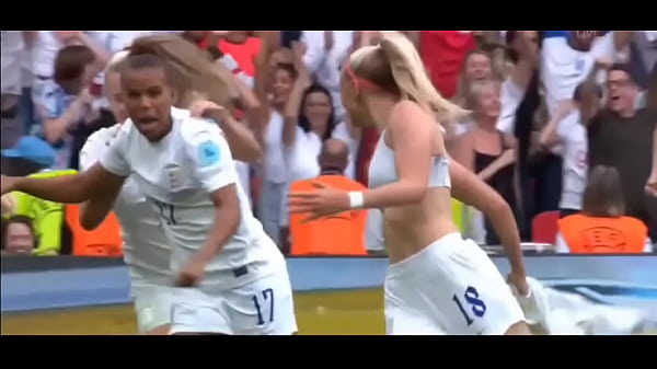 English lesbians play chase in public