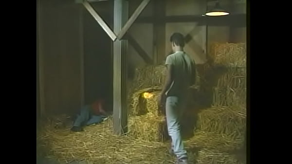 Muscular fudge packer is having it away with his boss nephew at the mow storage 