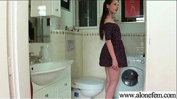 Nasty hot girl insert sex toys in holes to masturbate video 03